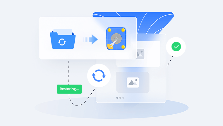 How to restore deleted files from hard drive​？