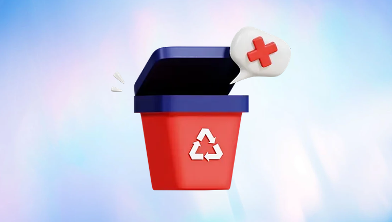 How can we recover deleted files from recycle bin​