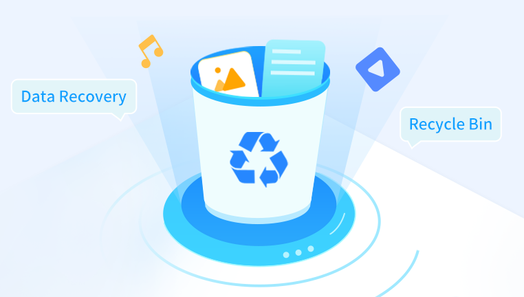 Where do restored files go from recycle bin​?